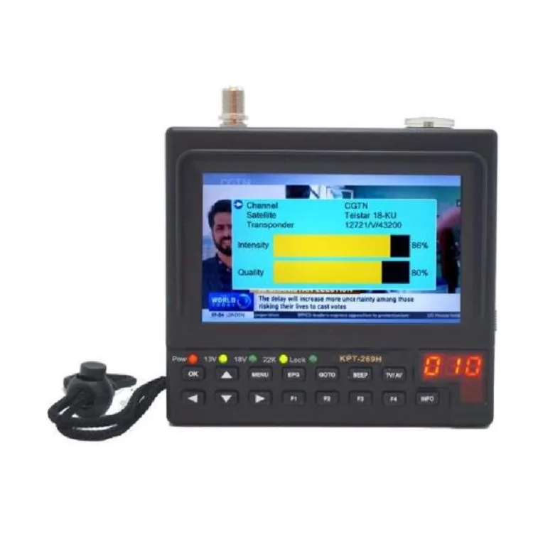 

Φ MPEG4 KPT-269H Satellite finder meter