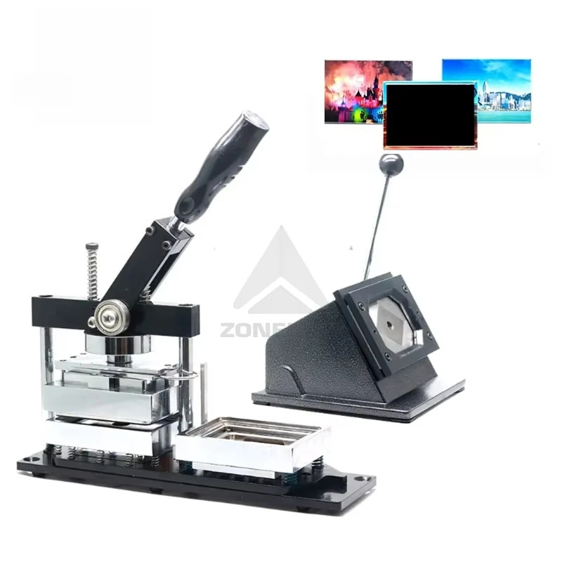 

Угловая угловая машина 90*65 мм с простым резаком в стиле и 500 шт. материалов, прямоугольная кнопка с магнитом на холодильник в форме 90*65 см