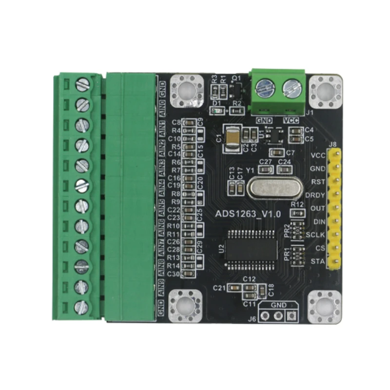 ADS1263 Module 10 Channel 32_24-bit 38K Precision Low-speed ADC Data Acquisition Analog-to-digital Converter Module