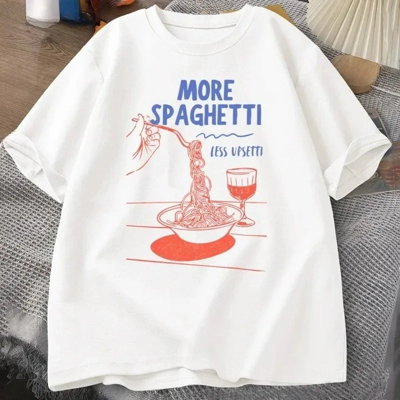 Vintage Fugu Puffer Fish Ramen T-Shirts Women Clothing Summer Tee Shirt Fashion Crewneck Short Sleeve T Shirt Women Clothing Y2K