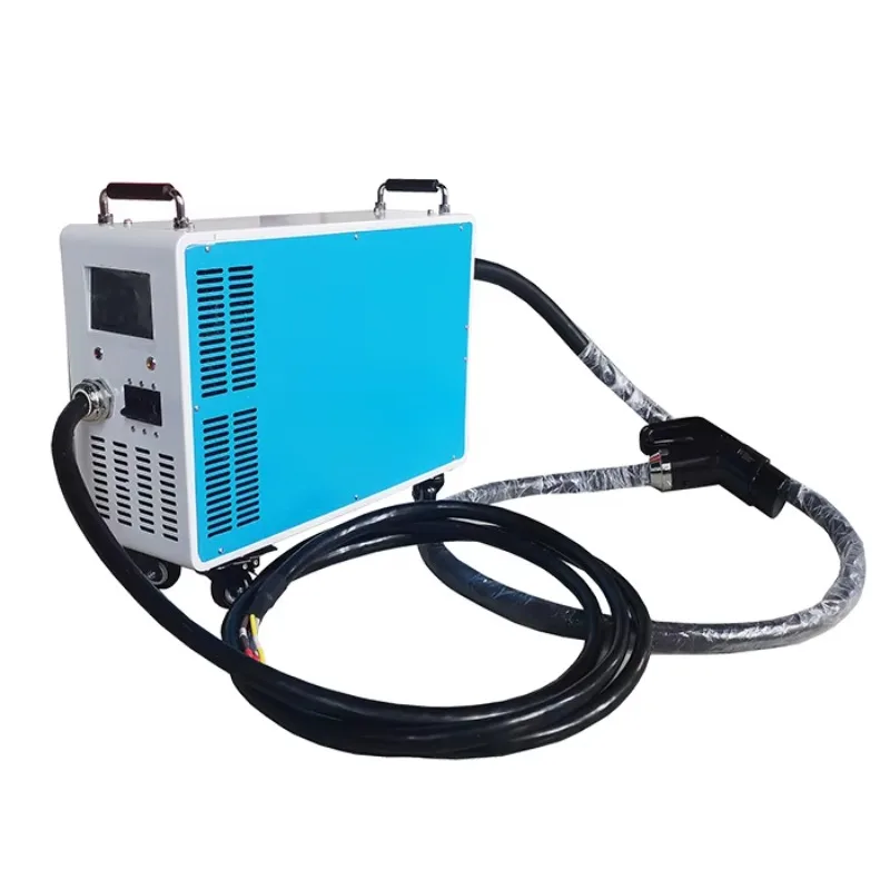30KW Portable Ev Charger Mobile DC CHAdeMO CCS Charger Ev Charging Stations For Tesla