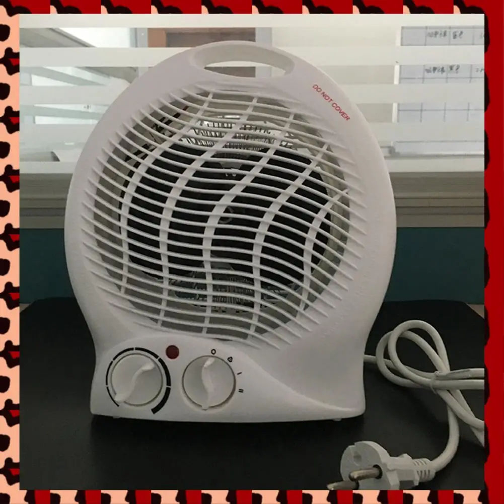 

A72P 2X 2000W Electric Fan Room Heater 220V Portable Electric Space Heater Mini 3 Heating Settings EU Plug