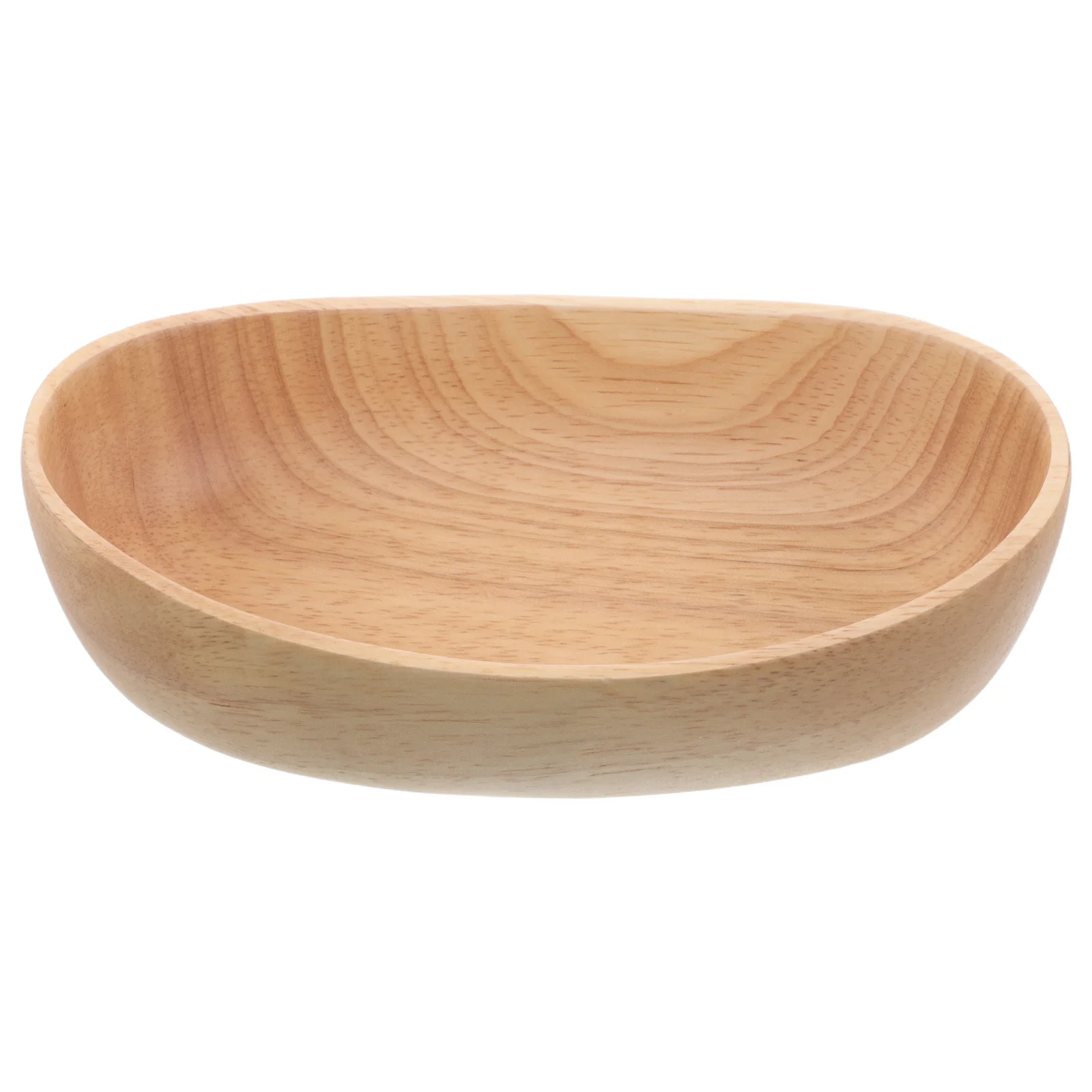 

Wood Boat Serving Tray Hand-Carved Rubber Wood Rustic Fruit Tray Dessert Serving Bowl Dry Fruits Nuts Snack Platter