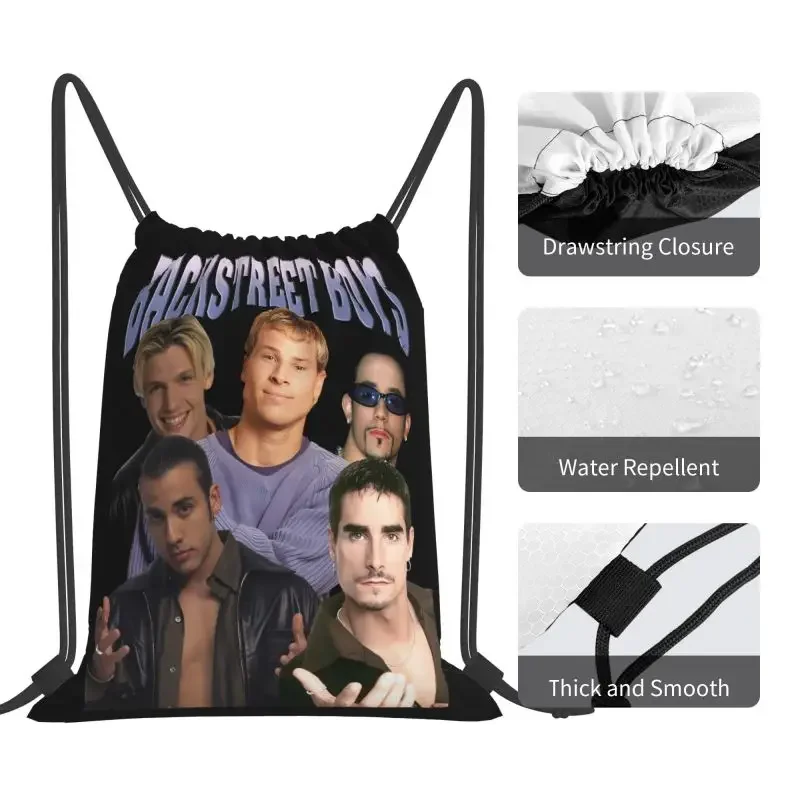 خمر باك ستريت بويز الموسيقى 2022 2023 Dna جولة هدية لمحبي الرباط أكياس حقيبة قاعة رياضة حقيبة مدرسية للشاطئ