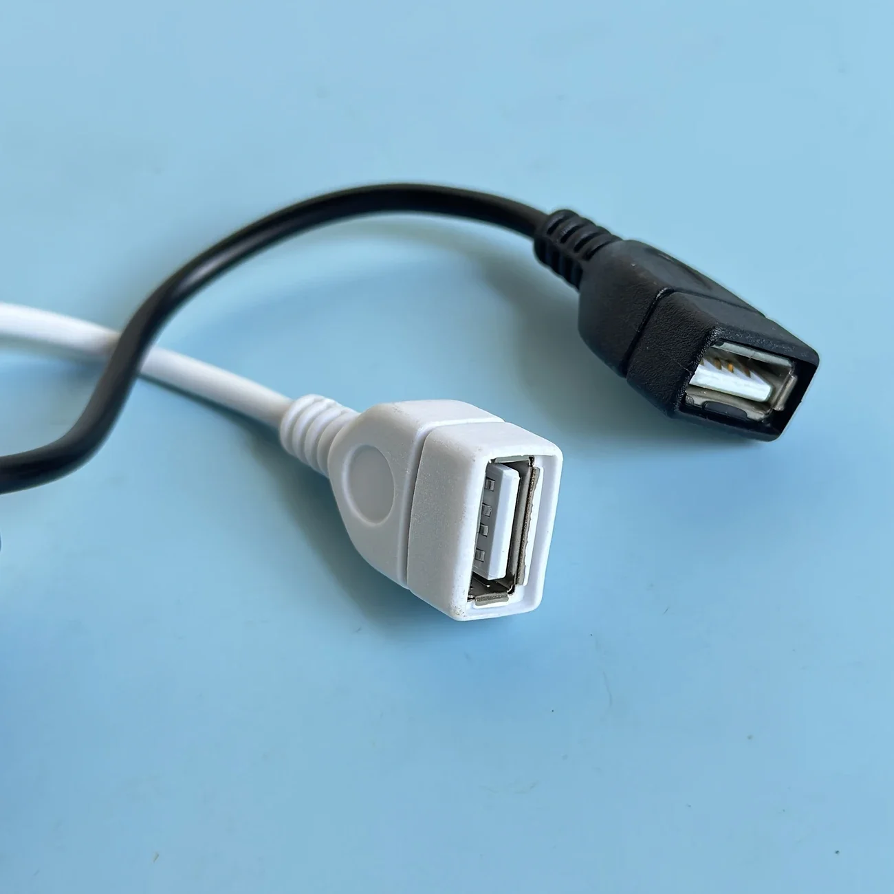 28cm USB Switch Cable With ON/OFF Button Male to Female USB Extension Cable Black Or White Color