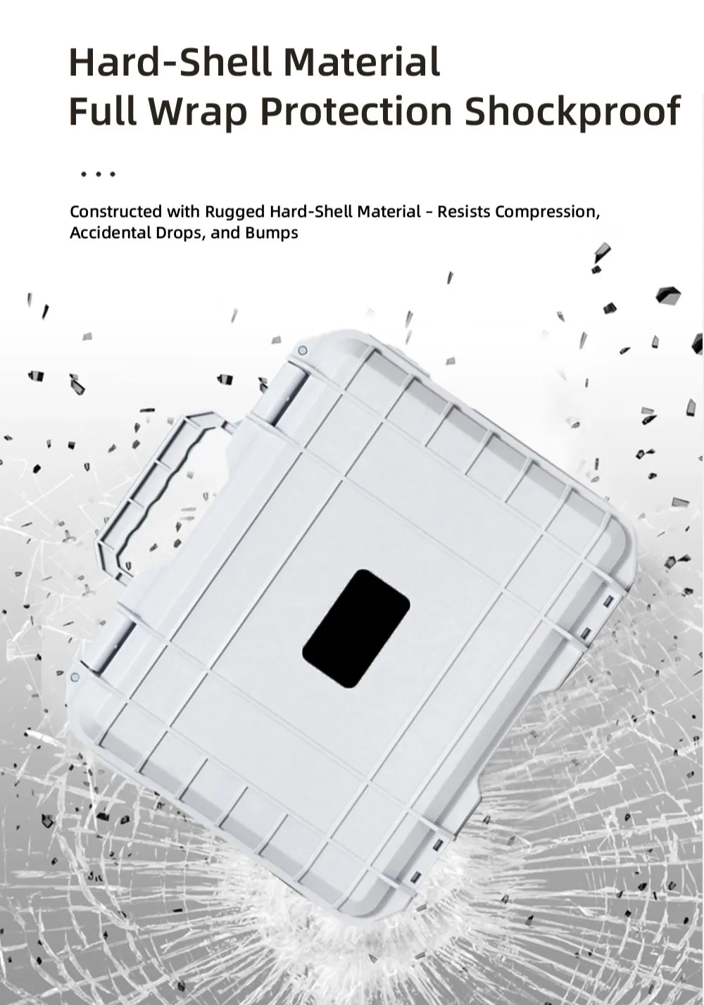 صندوق أمان محمول مقاوم للانفجار لحقيبة حمل مضادة للجاذبية مقاس A1 بغطاء صلب مقاوم للماء #1