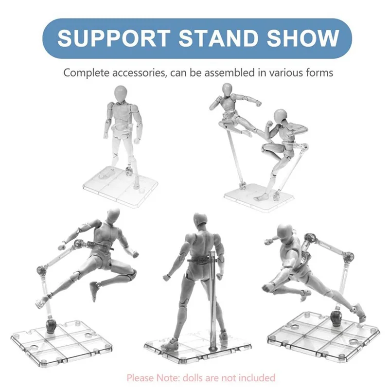 ABKI-Montiert Action Modell Stand Modell Display Stand Basis Puppe Modell Stand Spielzeug Display Stand