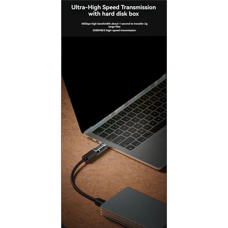 B04B-3X USB C محول LED عرض القوة الكهربائية 140 واط 40 جيجابت في الثانية USB C تمديد PD3.1 نوع C موصل نوع C السلطة متر فاحص أسود #2