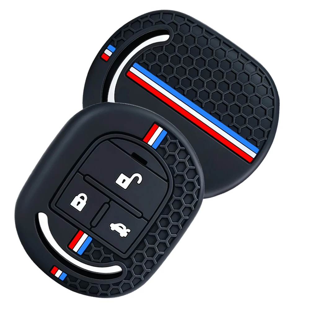 Silicone 3 Buttons Remote Key Shell Case For Chevrolet Lacetti/Optra/Nubira Vehicle Flip Pocket Alarm 2005 2006 2007 2008 2009