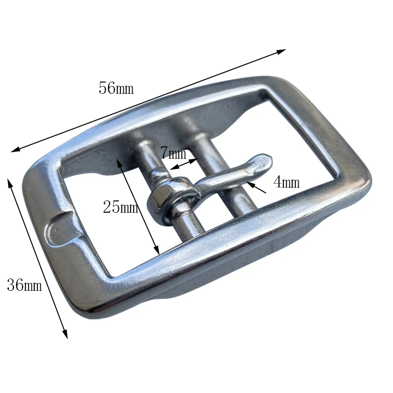 10pcs 2 Bars Stainless Steel Horse Halter Buckle Saddlery Fitting Leather bridle Buckle  26mm 25mm