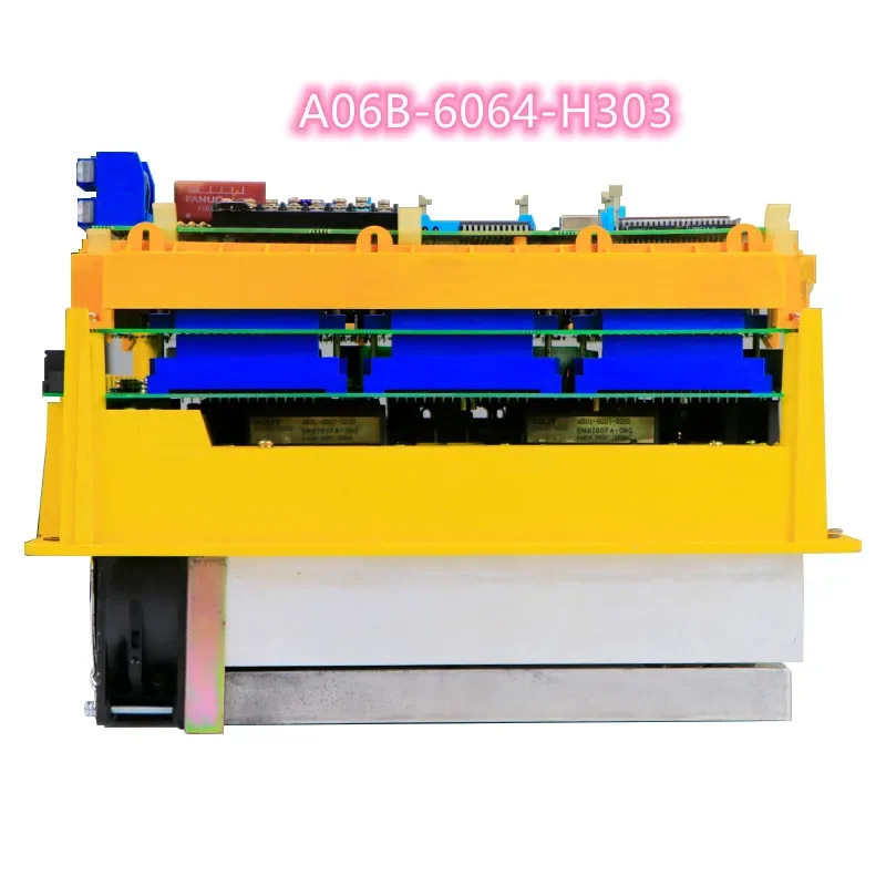 Fanuc เซอร์โวไดรฟ์ มือสอง a06b-6064-h303 # H550 ผ่านการทดสอบแล้วสําหรับเครื่องจักร CNC