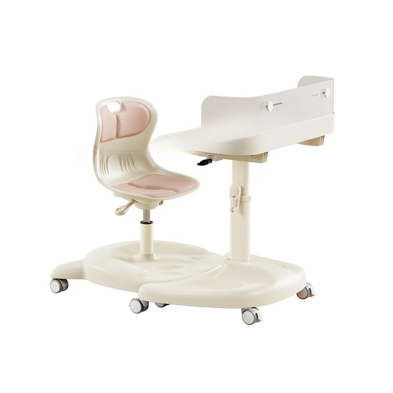 Children's study table and chair combination, primary school students' home mobile split type
