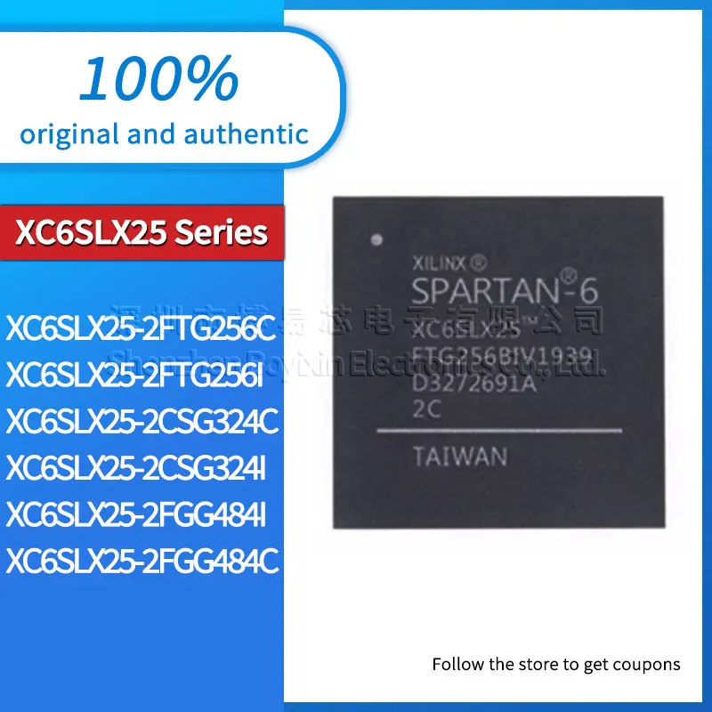 

Original genuine XC6SLX25-2FGG484C XC6SLX25-2FGG484I XC6SLX25-2CSG324I XC6SLX25-2CSG324C XC6SLX25-2FTG256I XC6SLX25-2FTG256C