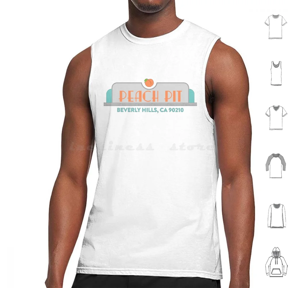 Peach Pit ( Beverly Hills , 90210 ) Tank Tops Vest Sleeveless 90210 90210 Palm Next Generation Peach Pit California Cali