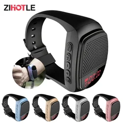 ZIHOTLE B90 Wrist Watch Bluetooth Speaker USB Charging Wearable Portable Outdoor Sports Cycling Running Speaker
