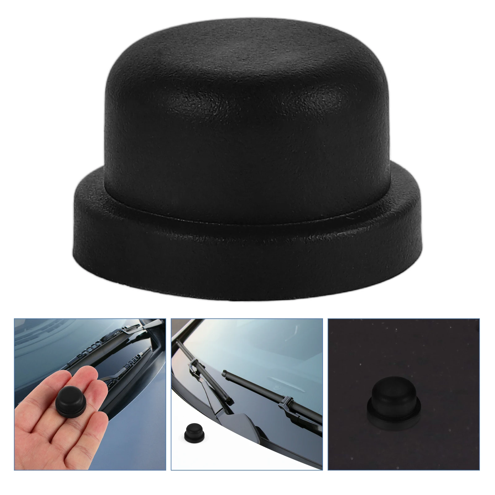 

Windshield Wiper Arm Nut Cover Car Front RainScrew Cap Replacement Durable Installation Rust Proof Car Truck SUV Covers