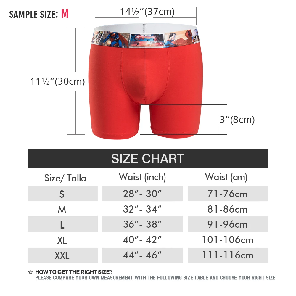 PINKHERO  533 Long Leg Boxer Briefs, Funny Novelty Print Waistband,Comfy And Soft Underwear，Male Underpants To Prevent The Edge