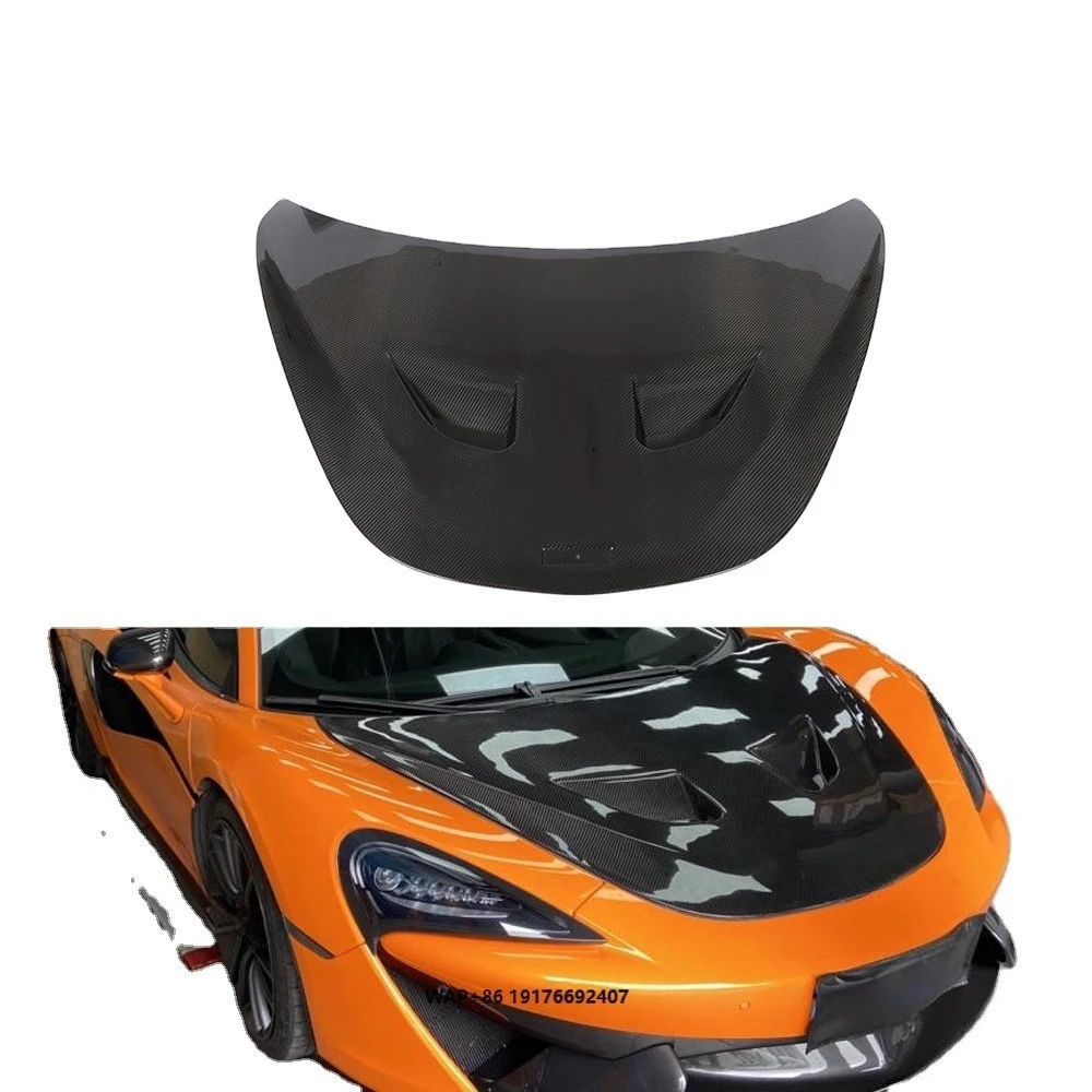 Pre-preg Dry Carbon Fiber Car Hood Bonnet for McLaren 540C 570S GT 600LT 2015-2021