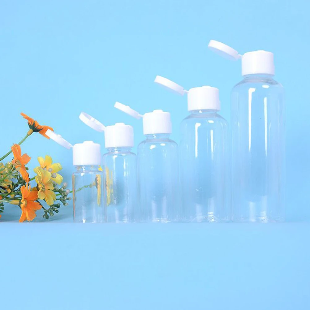 

30Pcs Sub-Packing Bottles Reusable Small Transparent Travel Containers Easy to Fill Lotion Shampoo Storage