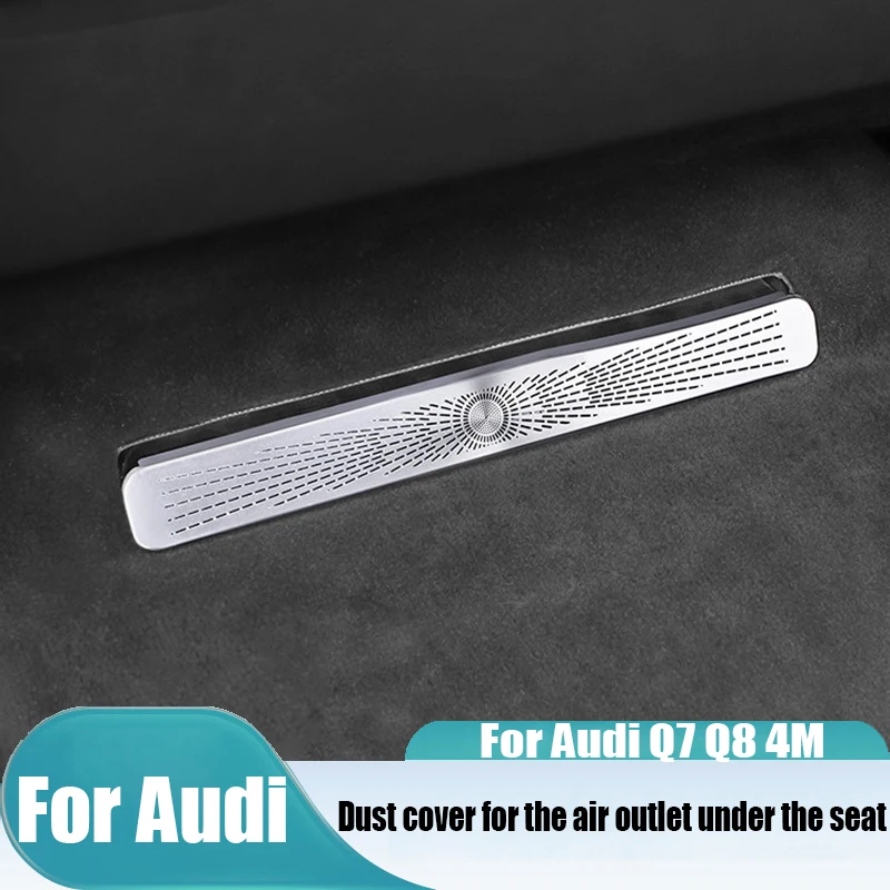 

For Audi Q7 Q8 4M modified seat bottom air outlet dust cover automotive interior decoration product modification accessories