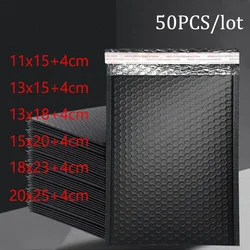 50PCS Black Foam Envelope Bags Self Seal Mailers Padded Shipping Envelopes With Bubble Mailing Bag Shipping Packages Bag