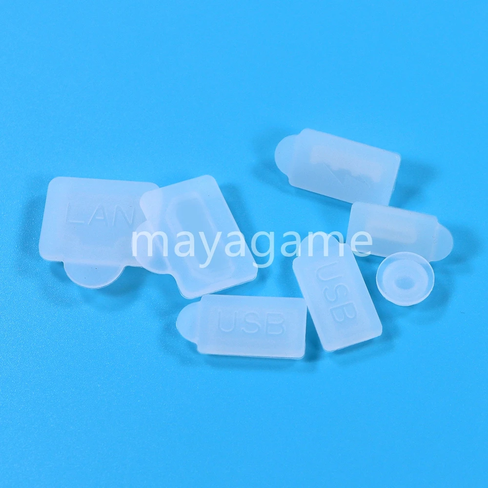 100 conjuntos de silicone usb poeira plug anti-poeira capa para ps5 dustproof plug usb hdm interface capa de poeira para playstation 5