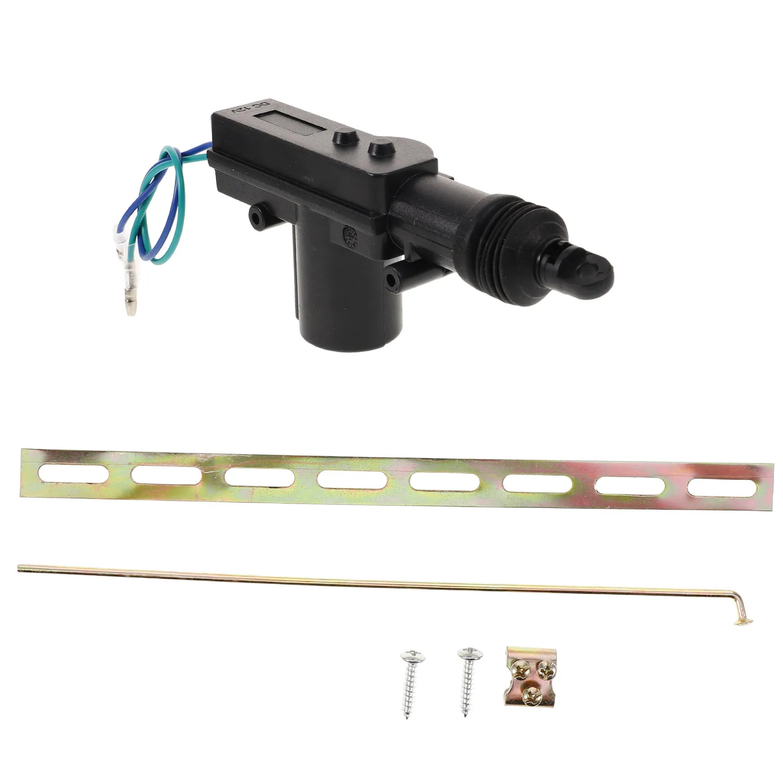 

1 set Central Locking Motor Actuator 2P Metal ABS Reliable Performance Easy Installation Compatible Car Models Door Lock
