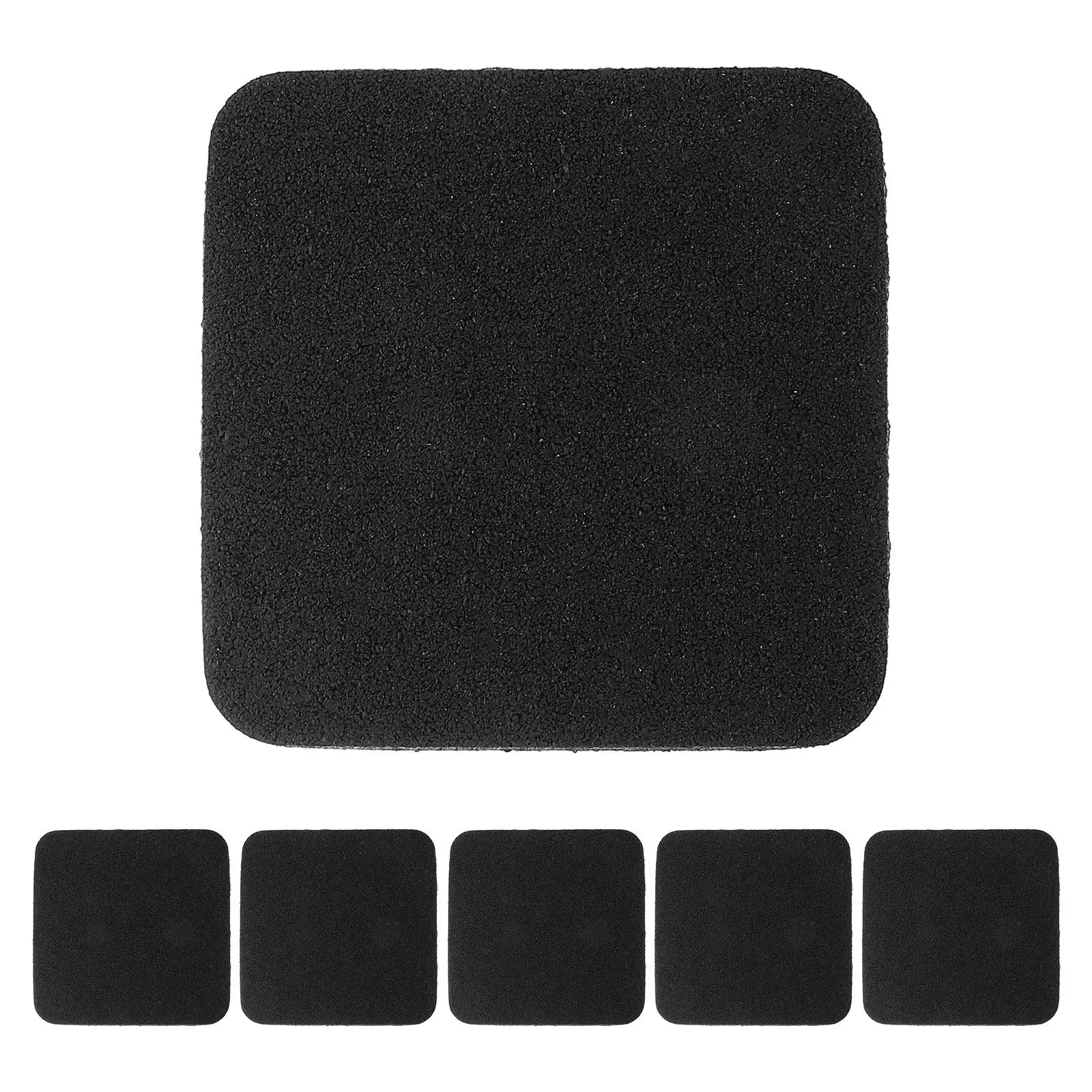 6Pcs Anti Slip Treadmill Floor Mat Thick Rubber Vibration Absorbing Sound Insulating Pad for Home Gym Hardwood Tile Floor