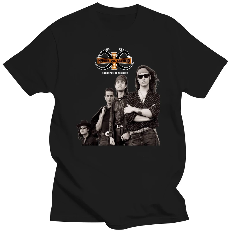 Heroes Del Silencio Senderos De Traicion T Shirt Camiseta Bunbury Fashion Men And Woman T Shirt