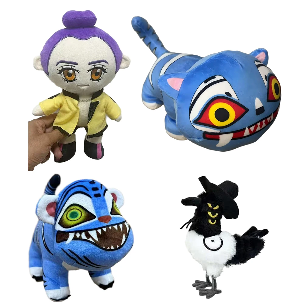 

New Kpop Demon Hunters Tiger Plush Cute Cartoon Bird Plushie Kawaii Anime Stuffed Doll Soft Decor Pillow Toy Gift.