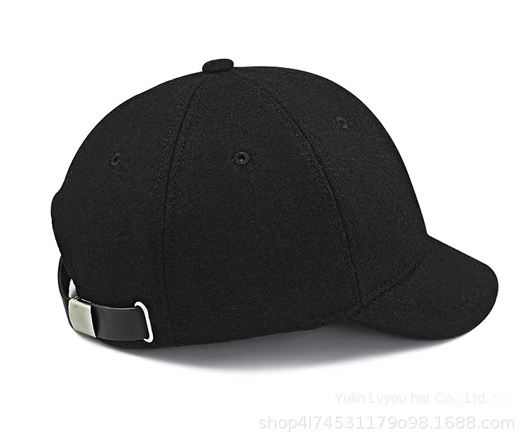 Männer kurze Rechnung Krempe Baseball mützen großer Kopf große Woll mützen männlich plus Größen Filz Leinwand Hysterese nhut 55-60cm 60-65cm – Detail 29