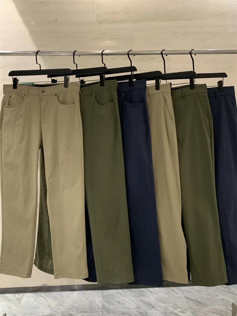 Outdoor Men's Casual Pants Straight Leg Anti-Tear Four-Way Stretch Spring Summer 2026 Functional Casual Trousers