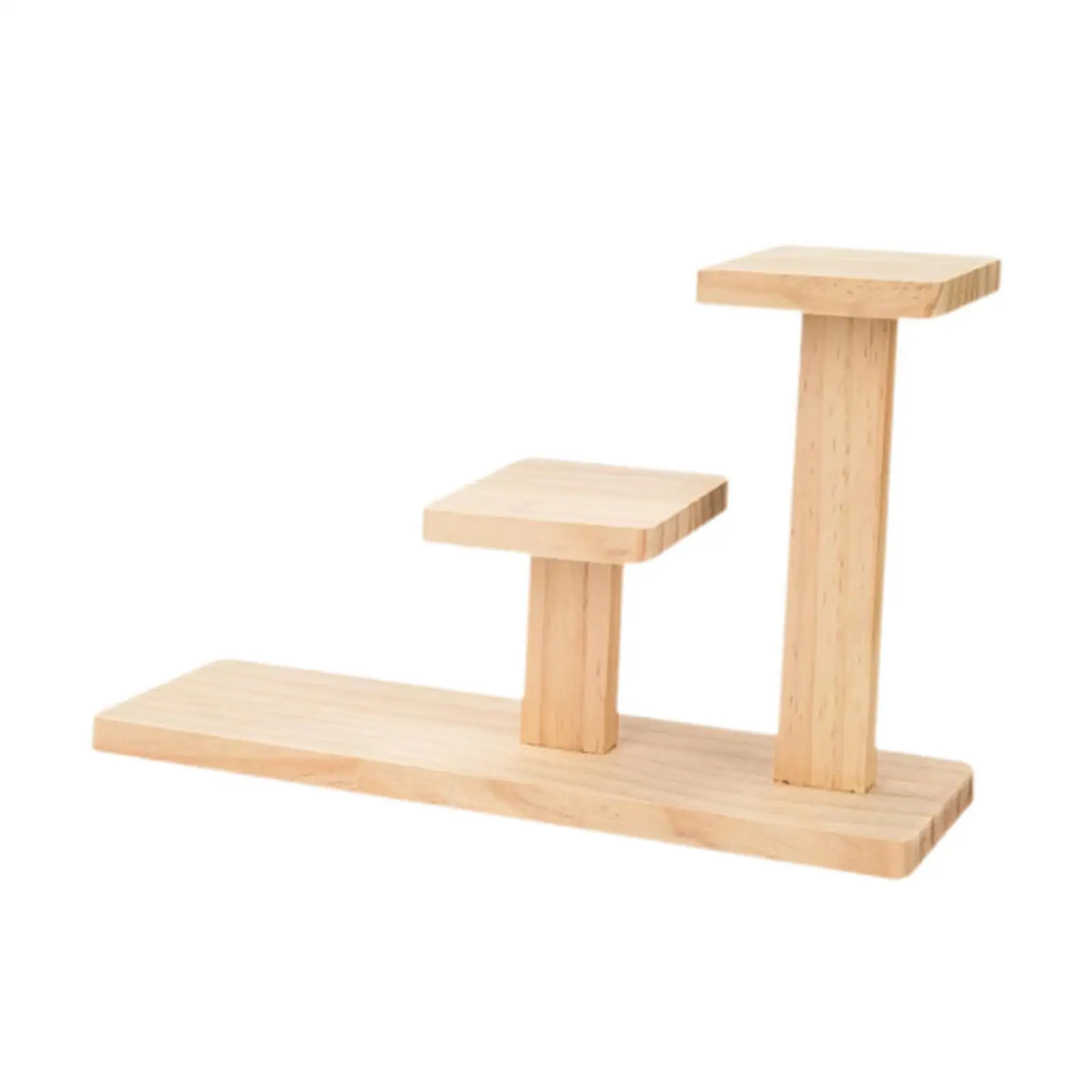 Wood Tabletop Plant Stand Display Rack for Indoor Plants 3 Tier Desktop Plant Shelf for Living Room Patio Balcony Decoration