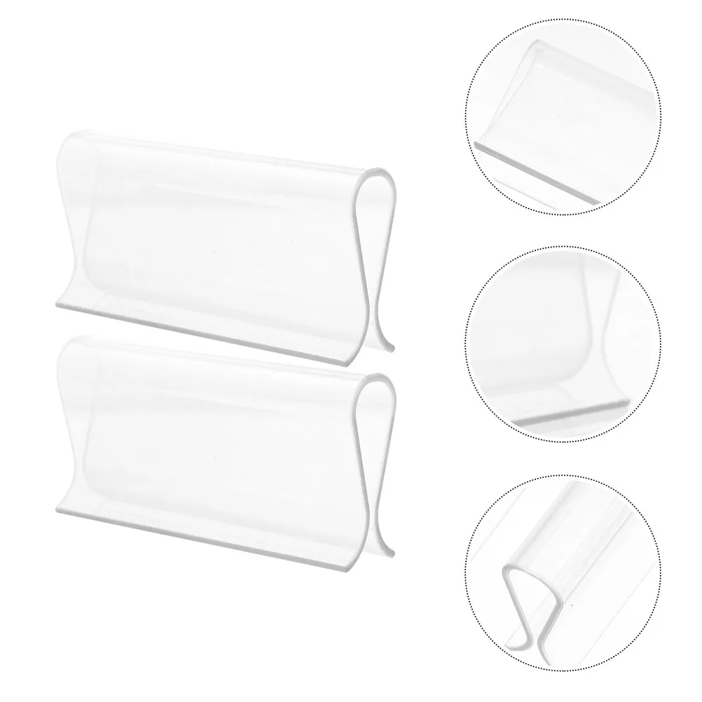 

2 pcs Plastic Roller Blind Grips Transparent Shutter Blind Pulls Fixing Rolling Curtain Grips Lightweight Easy Storage Window