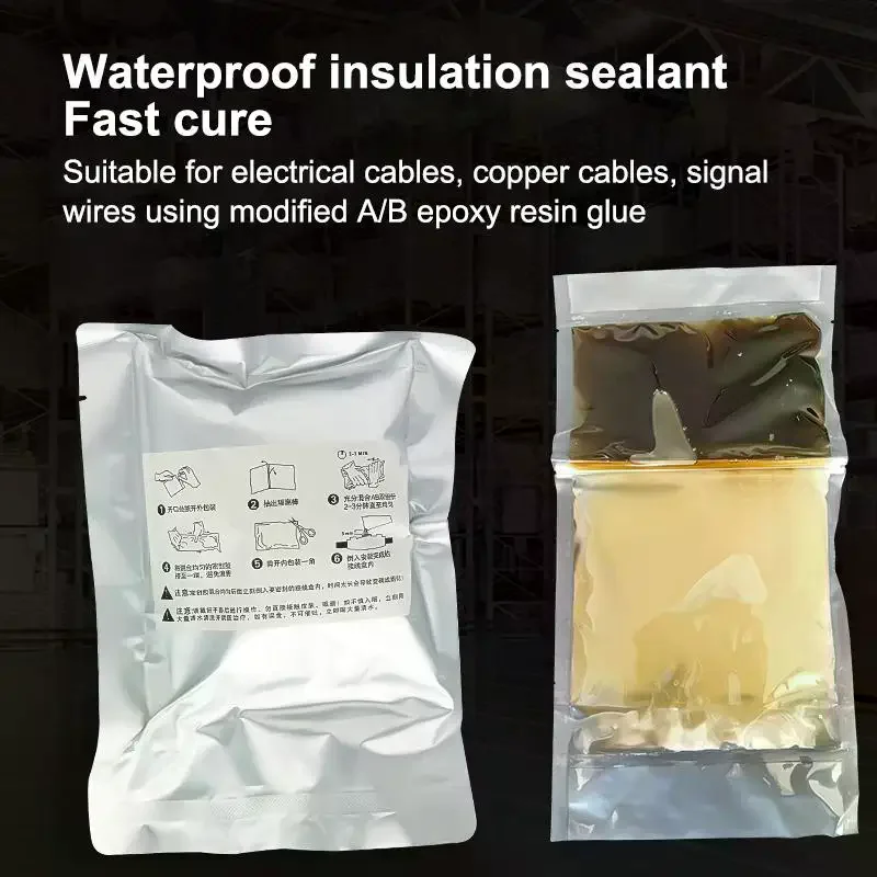 1kv Glue Filled Waterproof Junction Box IP68 Street Lamp Buried Submersible Pump Underwater Wire Waterproof Junction Box Outdoor