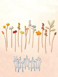 かわいい葉のクリスマスダイ2022ダイカット金属切断ダイステンシルダイカットスクラップブッキングクラフトスタンプテンプレートダイカッター 12販売クリスマスツリーダイ-10