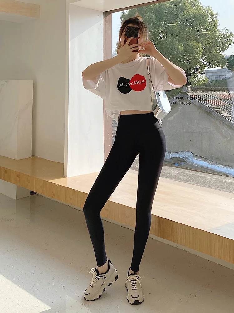 ey ark الجلد ضيق اليوغا السراويل النسائية ربيع الخريف رقيقة ممارسة الرياضة التخسيس الصيف Pure التحكم في البطن Fitn...