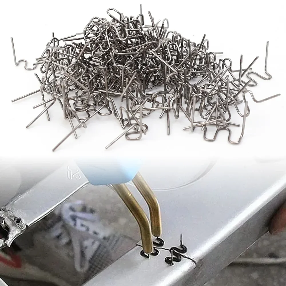 0,8 mm Heißklammer-Heftklammern für Kunststoffschweißgeräte, Karosserie-Reparatur, Standard-Vorgeschnittene Heftklammern, Stoßstangen-Reparatur – Detail 6