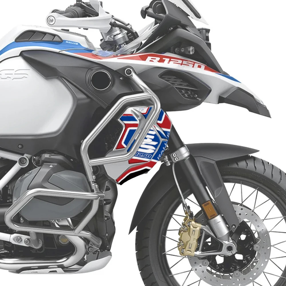 Protector de radiador de motocicleta para BMW R1250GS Adventure Trophy Edition 2019 2020 2021 2022 2023, pegatina protectora de pintura de Gel 3D