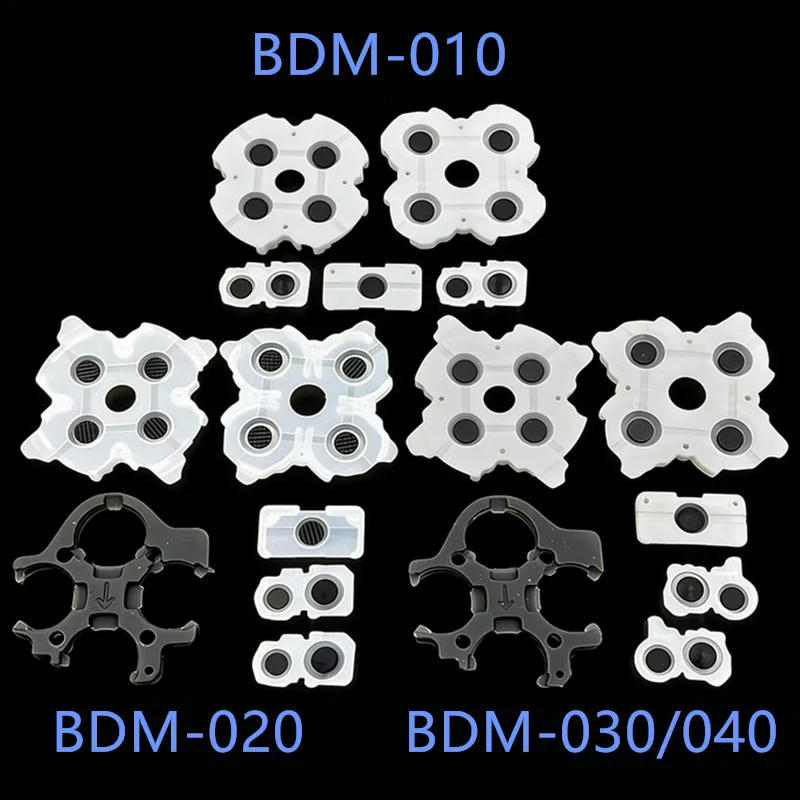 40set Silicone Conductive Rubber Pads Replacement for PS5 joystick BDM 010 020 030 L1 R1 L2 R2 Adhesive Button Changing Keypad