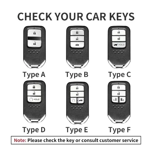 Car Key Case Cover for Honda Fit Lucky Vezel City Civic Jazz BRV BR-V HRV HR-V Shuttle Gp8 19CRV Jade Fit Freed Odyssey 2017
