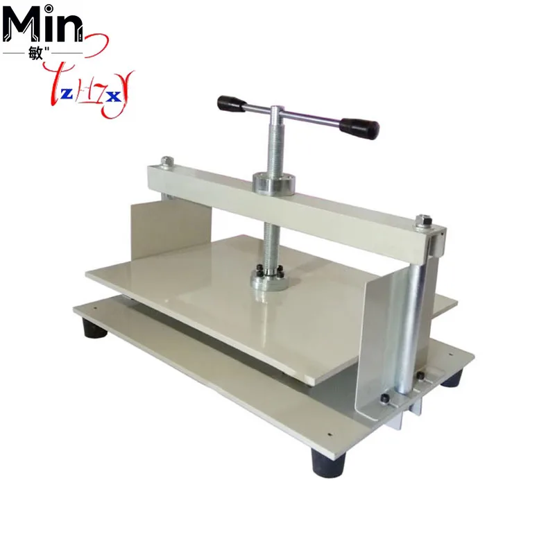 A3 Plus 430*320MM Manual Paper Press Book Flattening Machine Nipping Machine for Bills Checks Brochures Book Binding