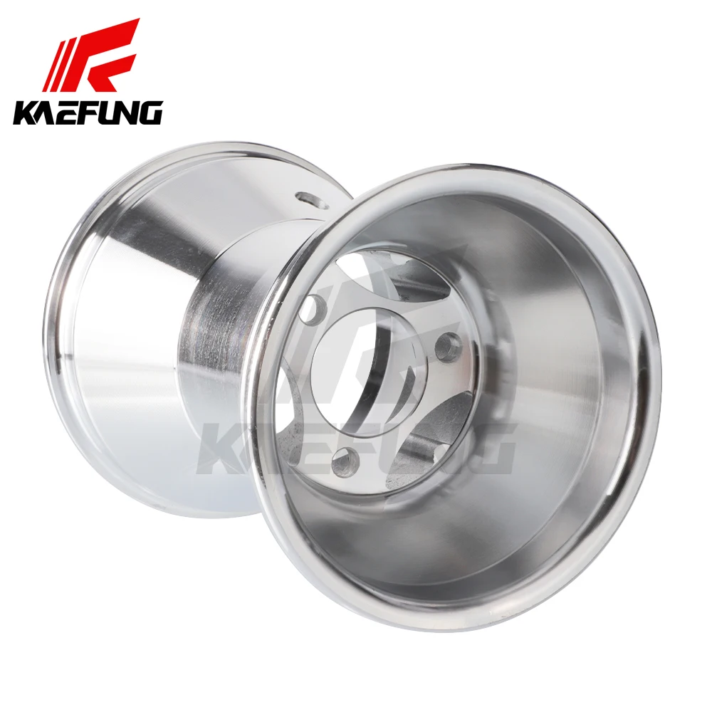 181 mm hoch, 40 mm Innenloch, silberfarbene Aluminiumlegierungsfelgen, 3 Löcher, Reifen, Radnabe für Auto-Go-Kart-Zubehörteile – Detail 3
