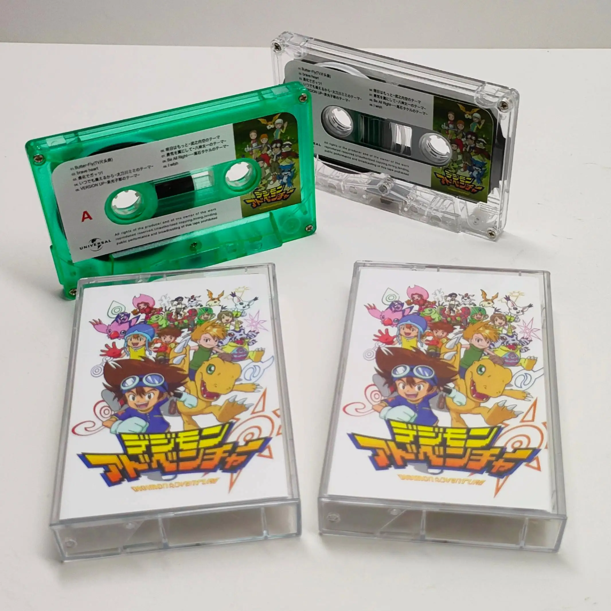 Anime Digimon Adventure Takanori Arisawa Music Tape Butter-Fly Album Cassettes Cosplay Walkman Recorder Car Soundtracks Box Gift