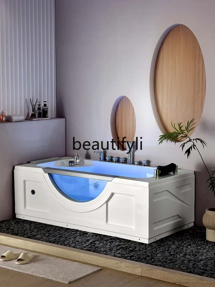 

Asmt14 New Arrivals AMultifunctional massage thermostatic heating bathtub Smart surfing lantern bubble bath Household bathtub S