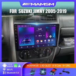 For Suzuki Jimny 2005-2019 Android 12.0 4G AI Voice Carplay Car Radio Multimedia Video Player Auto 4G GPS 2 Din Autor 9inch DVD