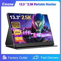 13.3 inch Monitor  2560X1600 2.5K Full HD IPS Portable Screen with Cover Stand Mini HDMI 2 Type-c Port for Laptop Switch Xbox