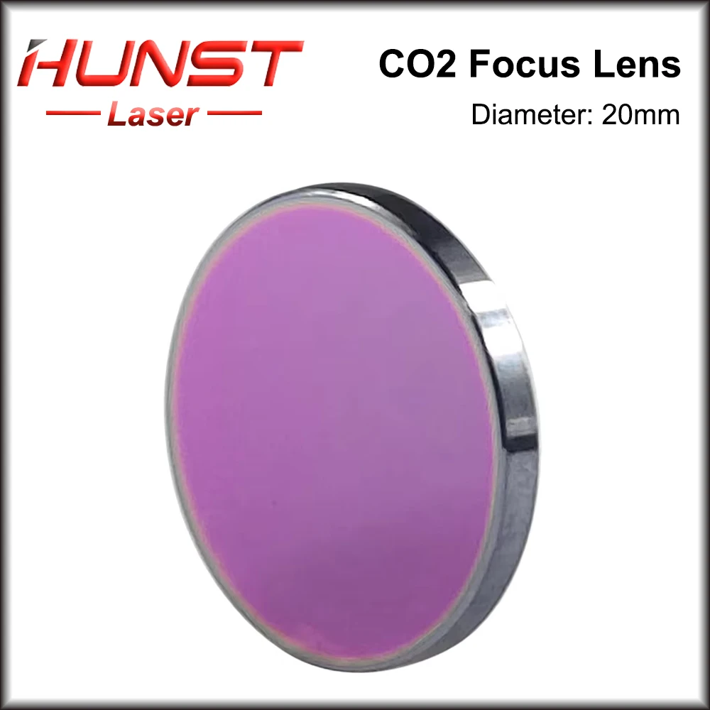 

HUNST Co2 Laser Focusing Lens, Dia: 20mm Focal Length: 50.8 63.5mm Suitable For High Power 130W 150W Engraving Cutting Machine
