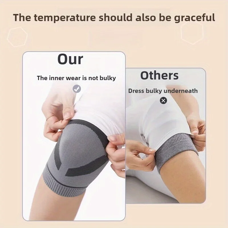 夏用超薄型膝パッド、保温用、スポーツ用保温膝パッド、半月板損傷用膝パッド