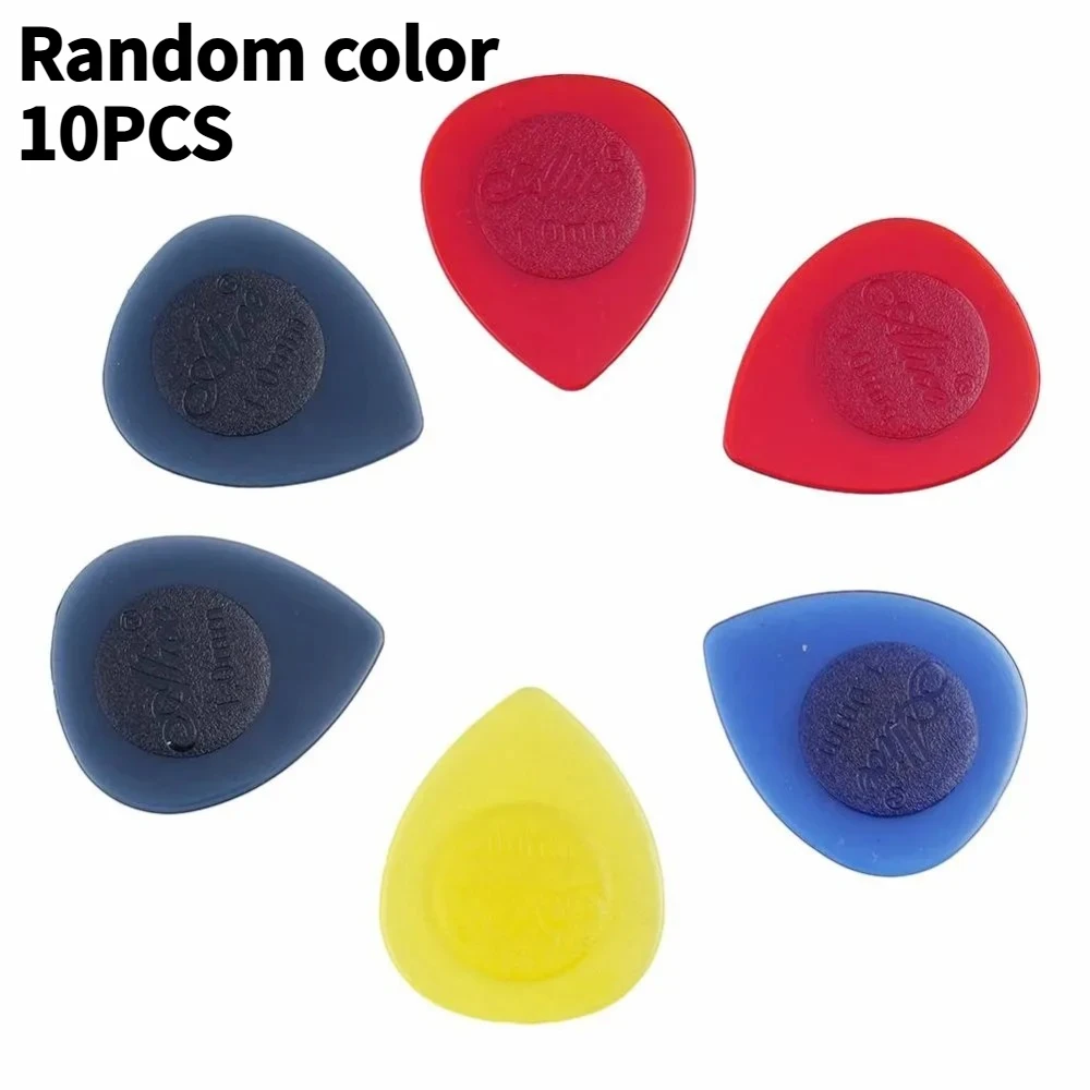10Pcs Alice Stubby Guitar Picks Acoustic Electric Bass Plectrum Mediator 1mm Thickness Fast Picking Guitar Accessories